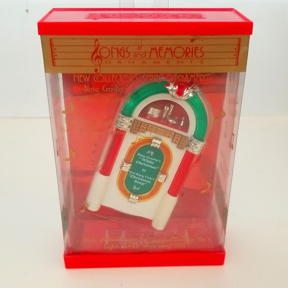 Vintage 1980s Collectable - Christmas Jukebox Ornament - New condition